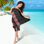 Roimata Toroa Maori Taniko Inspired New Zealand Sarong