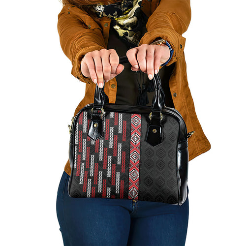 Roimata Toroa Maori Taniko Inspired New Zealand Shoulder Handbag