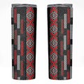 Roimata Toroa Maori Taniko Inspired New Zealand Skinny Tumbler