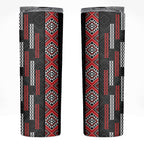 Roimata Toroa Maori Taniko Inspired New Zealand Skinny Tumbler