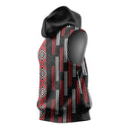 Roimata Toroa Maori Taniko Inspired New Zealand Sleeveless Hoodie