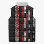 Roimata Toroa Maori Taniko Inspired New Zealand Sleeveless Puffer Jacket