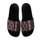 Roimata Toroa Maori Taniko Inspired New Zealand Slide Sandals