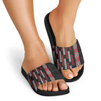 Roimata Toroa Maori Taniko Inspired New Zealand Slide Sandals