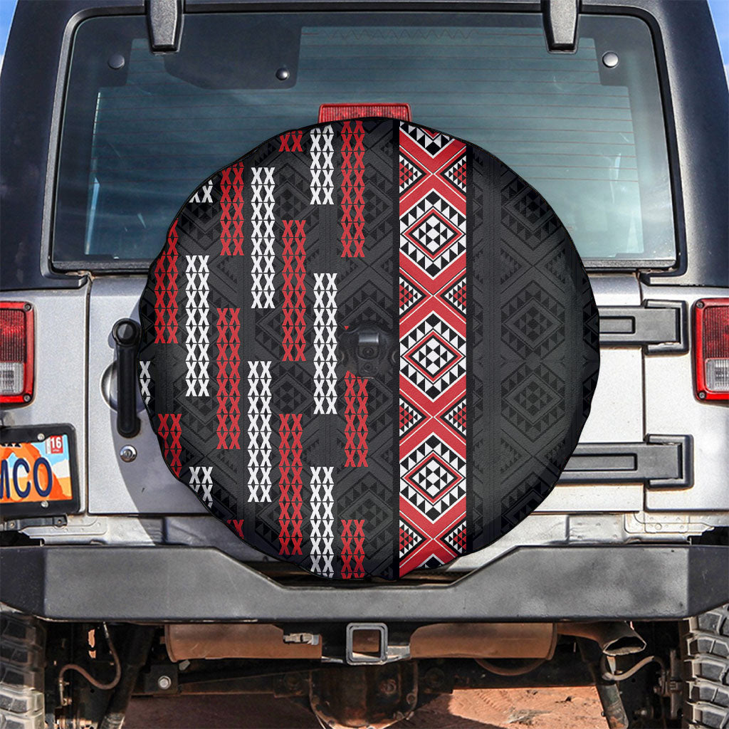Roimata Toroa Maori Taniko Inspired New Zealand Spare Tire Cover