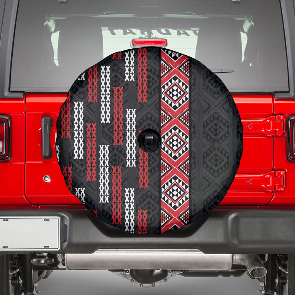 Roimata Toroa Maori Taniko Inspired New Zealand Spare Tire Cover