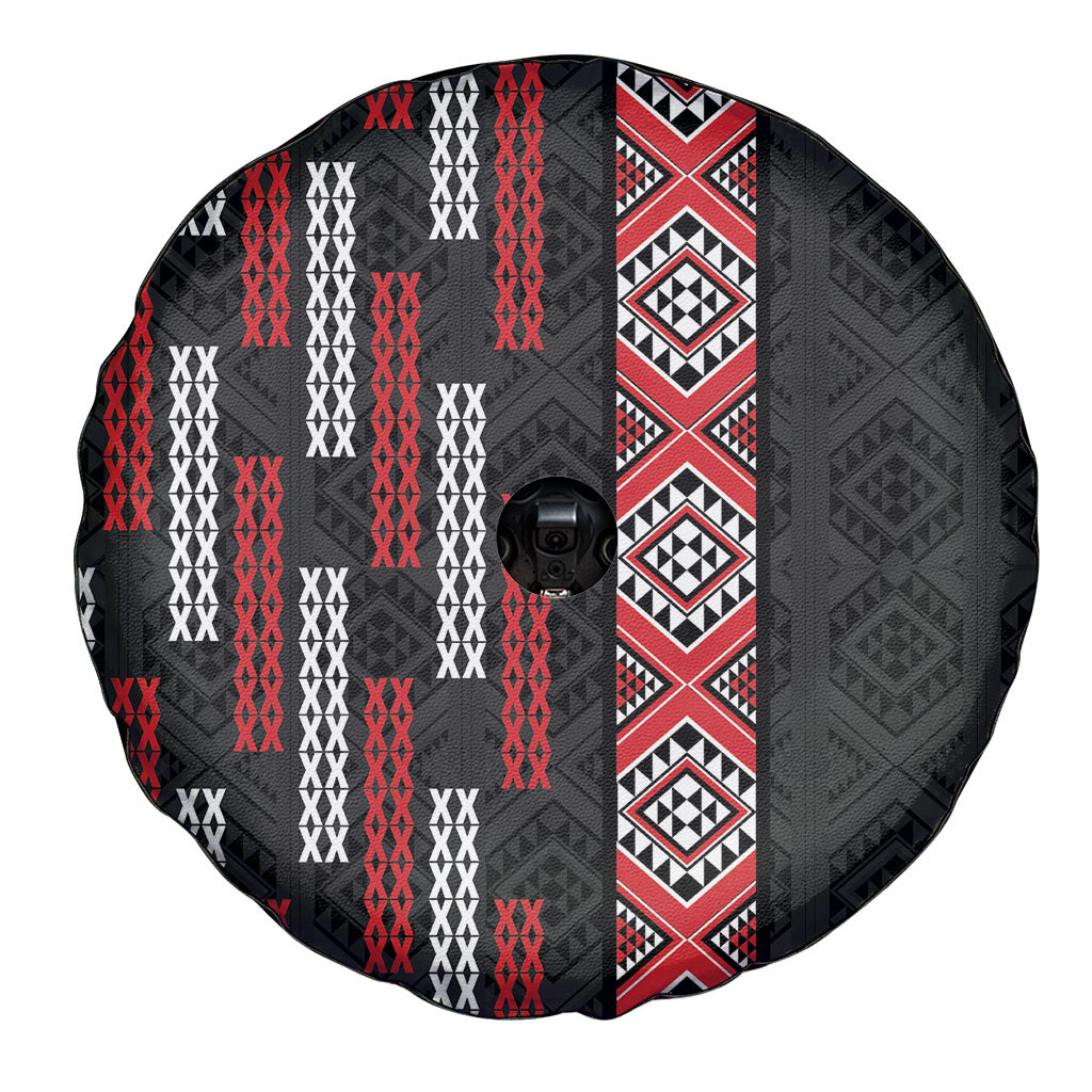 Roimata Toroa Maori Taniko Inspired New Zealand Spare Tire Cover