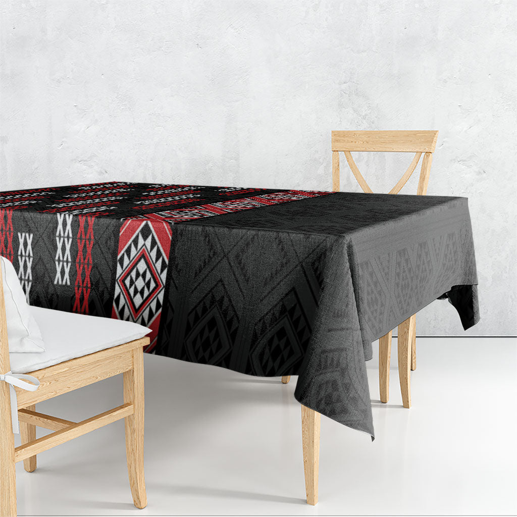Roimata Toroa Maori Taniko Inspired New Zealand Tablecloth