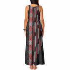 Roimata Toroa Maori Taniko Inspired New Zealand Tank Maxi Dress