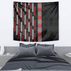 Roimata Toroa Maori Taniko Inspired New Zealand Tapestry