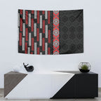 Roimata Toroa Maori Taniko Inspired New Zealand Tapestry