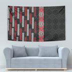 Roimata Toroa Maori Taniko Inspired New Zealand Tapestry