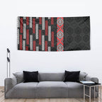 Roimata Toroa Maori Taniko Inspired New Zealand Tapestry