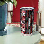 Roimata Toroa Maori Taniko Inspired New Zealand Tumbler Cup
