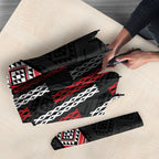 Roimata Toroa Maori Taniko Inspired New Zealand Umbrella