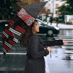 Roimata Toroa Maori Taniko Inspired New Zealand Umbrella