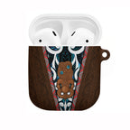 New Zealand Whakairo AirPods Case Tiki Maori Carving Taniko Motifs