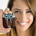 New Zealand Whakairo AirPods Case Tiki Maori Carving Taniko Motifs