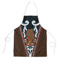 New Zealand Whakairo Apron Tiki Maori Carving Taniko Motifs