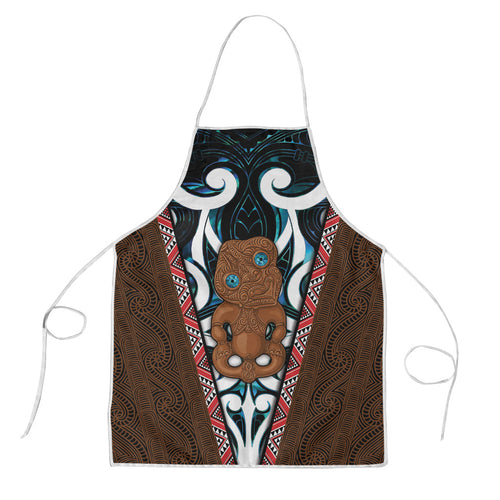New Zealand Whakairo Apron Tiki Maori Carving Taniko Motifs