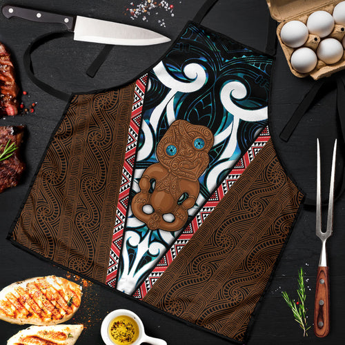 New Zealand Whakairo Apron Tiki Maori Carving Taniko Motifs