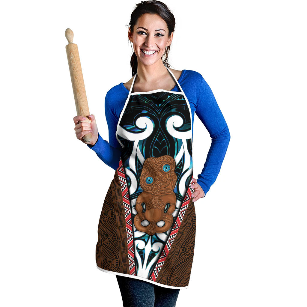 New Zealand Whakairo Apron Tiki Maori Carving Taniko Motifs