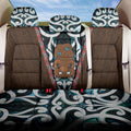New Zealand Whakairo Back Car Seat Cover Tiki Maori Carving Taniko Motifs