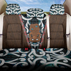 New Zealand Whakairo Back Car Seat Cover Tiki Maori Carving Taniko Motifs