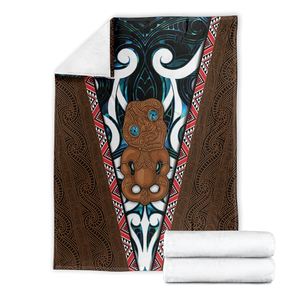 New Zealand Whakairo Blanket Tiki Maori Carving Taniko Motifs