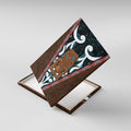 New Zealand Whakairo Canvas Wall Art Tiki Maori Carving Taniko Motifs