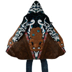 New Zealand Whakairo Cloak Tiki Maori Carving Taniko Motifs