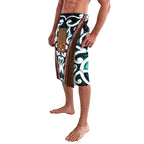 New Zealand Whakairo Lavalava Tiki Maori Carving Taniko Motifs