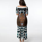 New Zealand Whakairo Puletasi Tiki Maori Carving Taniko Motifs