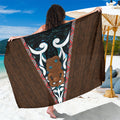 New Zealand Whakairo Sarong Tiki Maori Carving Taniko Motifs