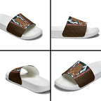 New Zealand Whakairo Slide Sandals Tiki Maori Carving Taniko Motifs