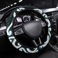New Zealand Whakairo Steering Wheel Cover Tiki Maori Carving Taniko Motifs
