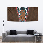 New Zealand Whakairo Tapestry Tiki Maori Carving Taniko Motifs