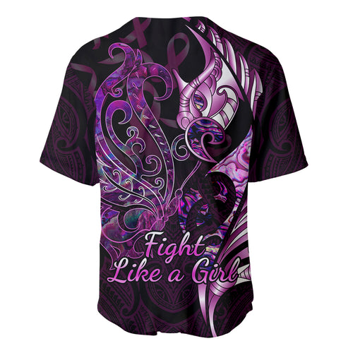 personalised-new-zealand-breast-cancer-baseball-jersey-fight-like-a-girl-pink-manaia-fern-with-paua-shell