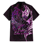 personalised-new-zealand-breast-cancer-kid-hawaiian-shirt-fight-like-a-girl-pink-manaia-fern-with-paua-shell