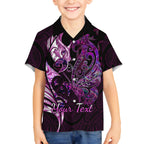 personalised-new-zealand-breast-cancer-kid-hawaiian-shirt-fight-like-a-girl-pink-manaia-fern-with-paua-shell
