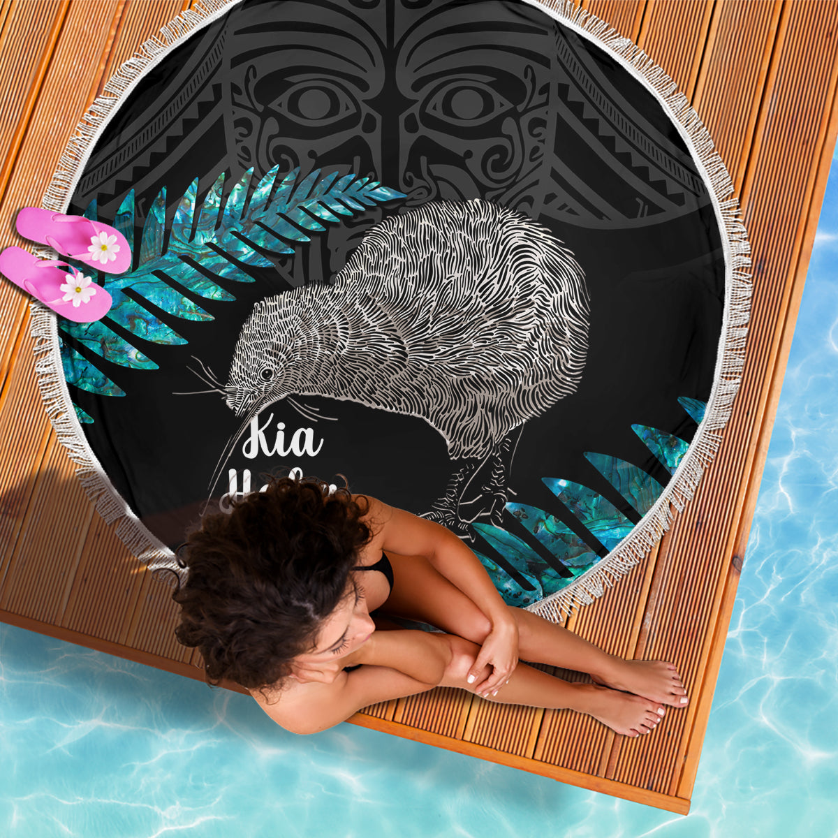 custom-new-zealand-silver-fern-rugby-beach-blanket-pacific-2023-kia-haka-kiwis-with-maori-ta-moko