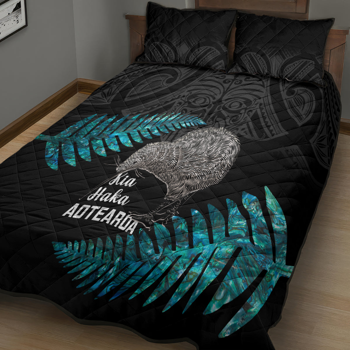 custom-new-zealand-silver-fern-rugby-quilt-bed-set-pacific-2023-kia-haka-kiwis-with-maori-ta-moko