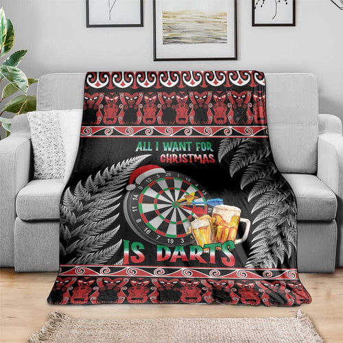 All I Want For Christmas Is Darts New Zealand Blanket