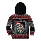 All I Want For Christmas Is Darts New Zealand Kid Hoodie