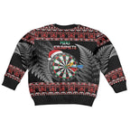 All I Want For Christmas Is Darts New Zealand Kid Ugly Christmas Sweater