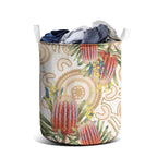 Australia Banksia Laundry Basket Aussie Native Flowers Indigenous Art - Aussie Hoodie
