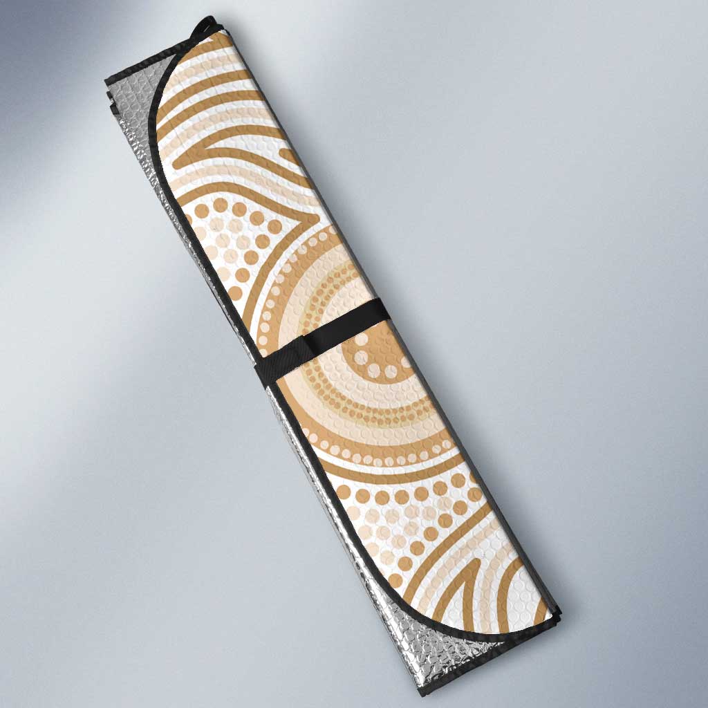 Australia Banksia Auto Sun Shade Aussie Native Flowers Indigenous Art - Aussie Hoodie