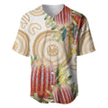 Australia Banksia Baseball Jersey Aussie Native Flowers Indigenous Art - Aussie Hoodie
