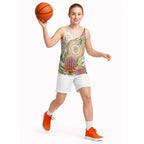 Australia Banksia Basketball Jersey Aussie Native Flowers Indigenous Art - Aussie Hoodie