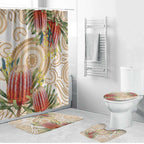 Australia Banksia Bathroom Set Aussie Native Flowers Indigenous Art - Aussie Hoodie